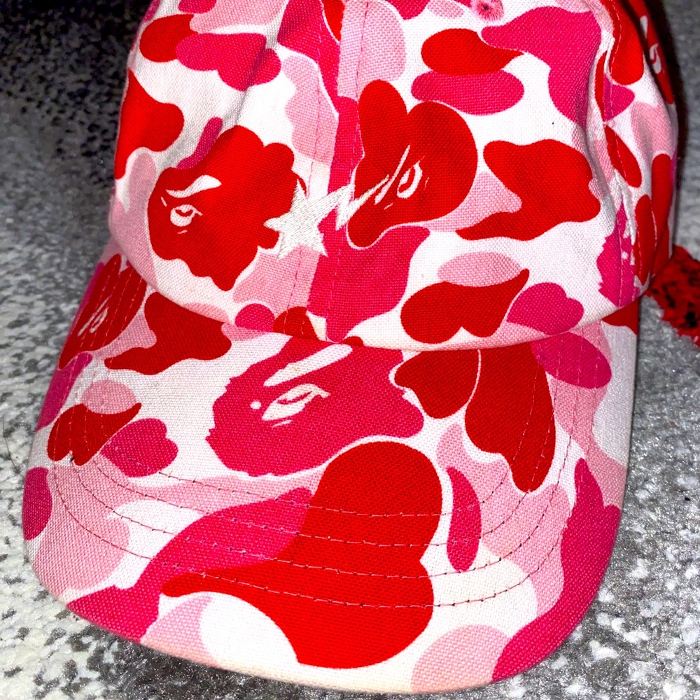 Bape Pink Camo Cap